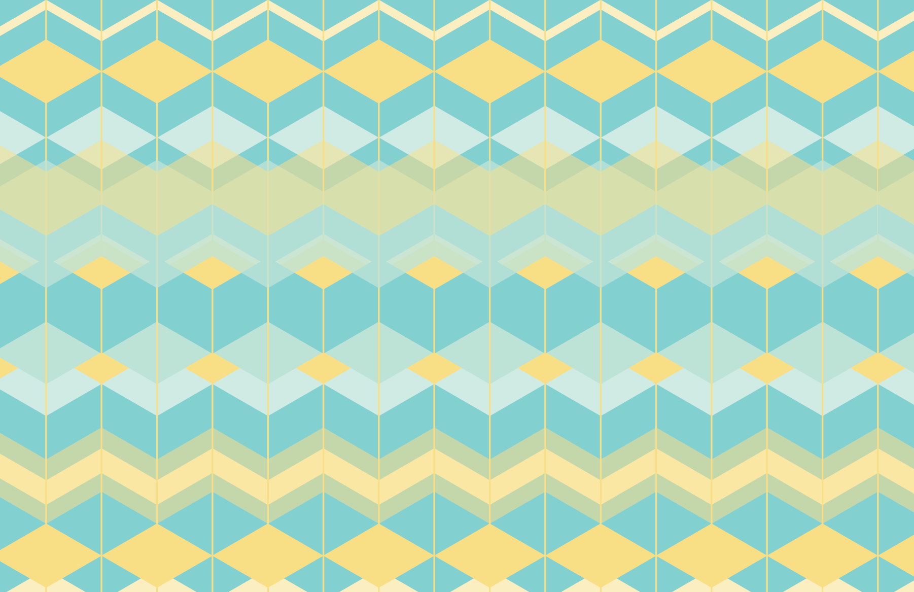 Soft rhombus pattern