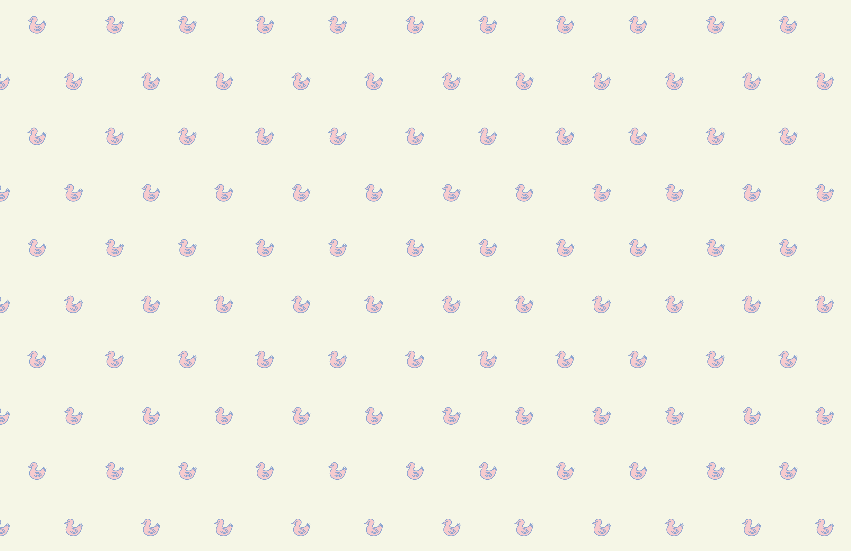 Baby ducks pattern