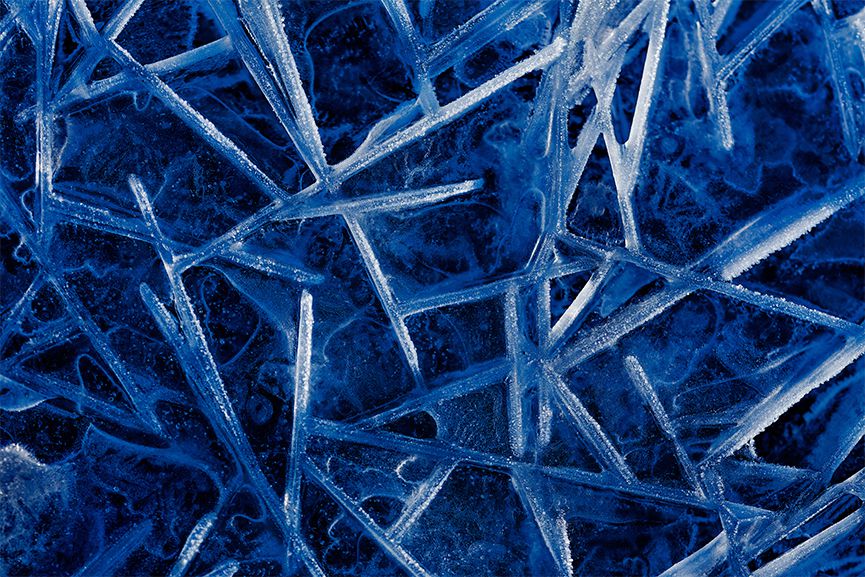 Frozen I roller blinds