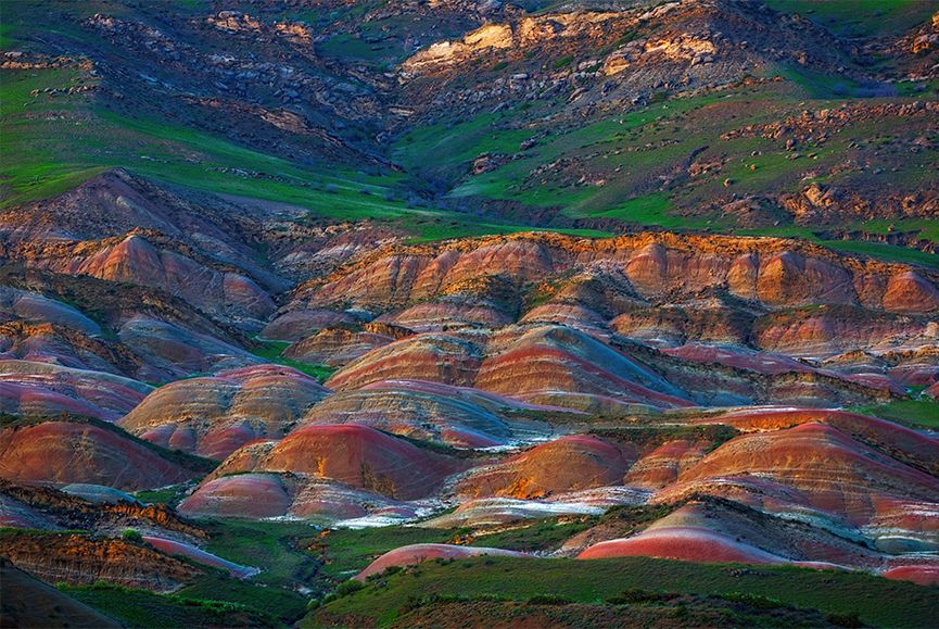 Colourful mountains I