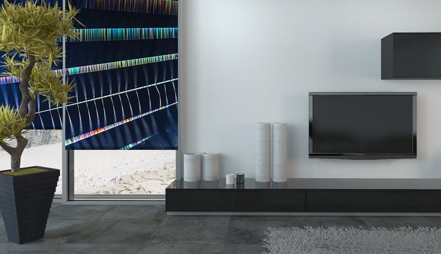 Colour vibrations roller blinds