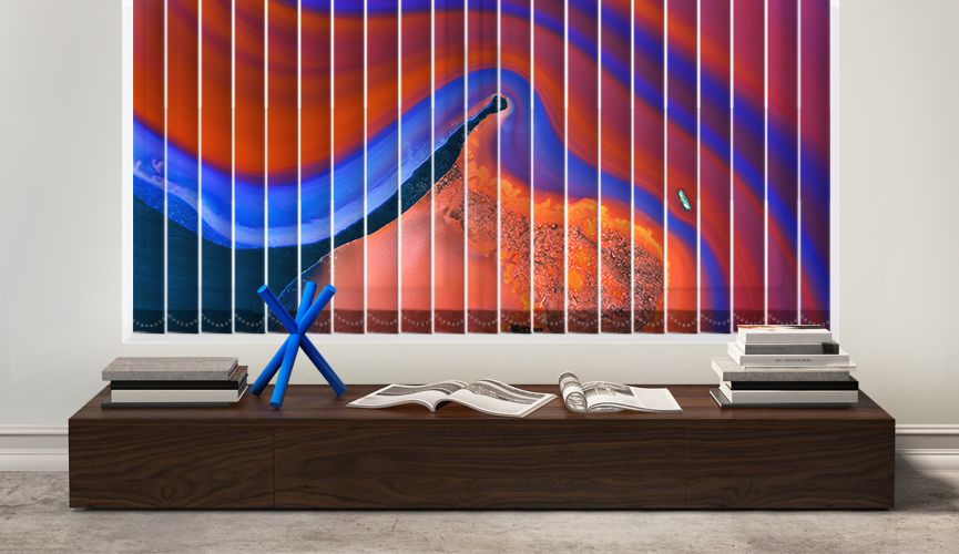 My mellow colours vertical blinds