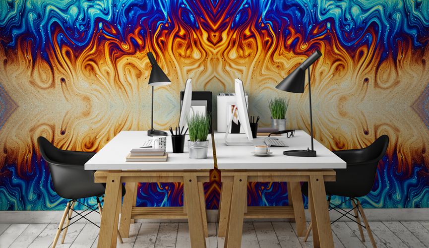 Kaleidoscope wall murals