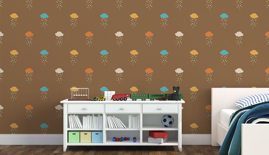 Confetti Rain wall murals
