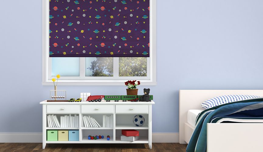 Kids Roller Blinds For Children Bedroom