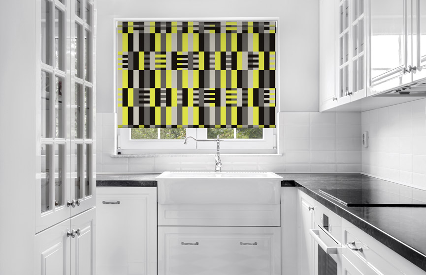 Yellow stripes weaving