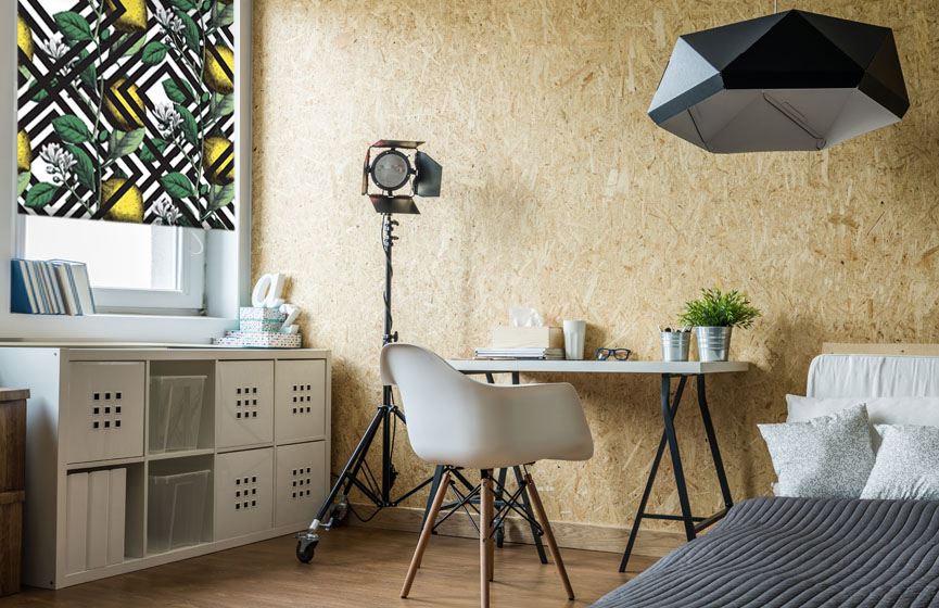 Lemon fence roller blinds