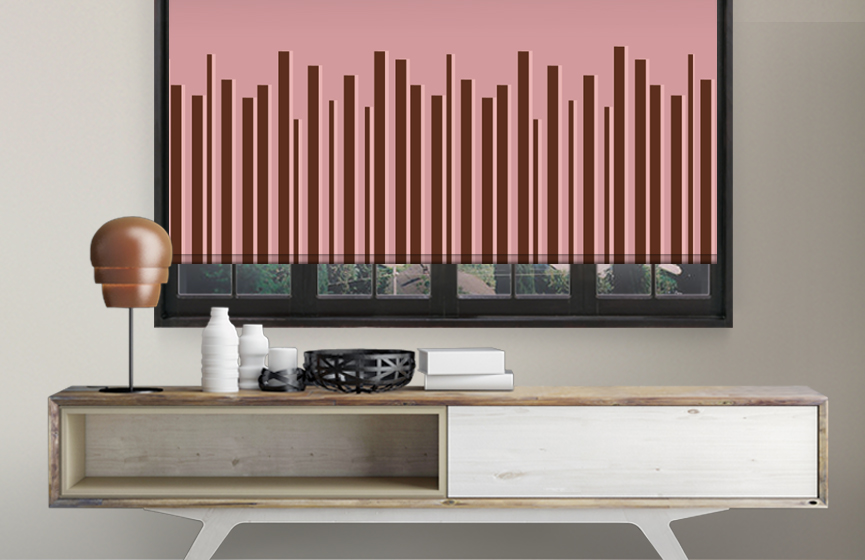 Growing lines roller blinds