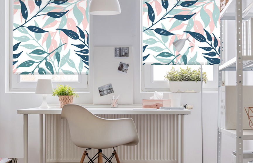Calm leafs roller blinds