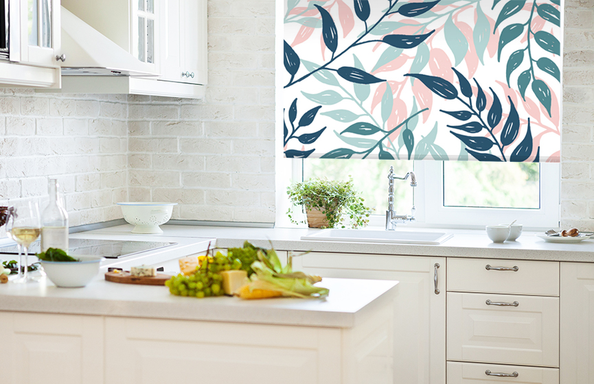 Calm leafs roller blinds