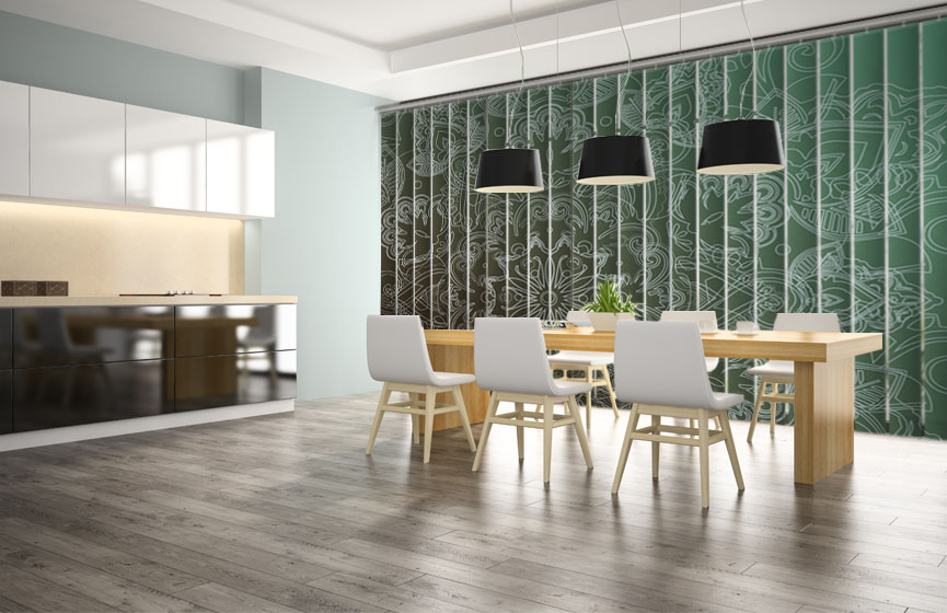 Summer mandala vertical blinds