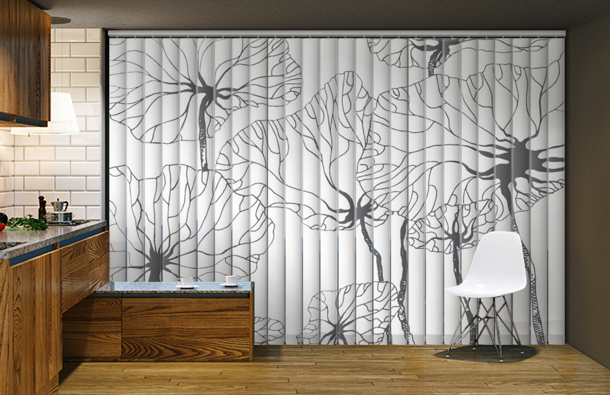 Grey flowers stems
