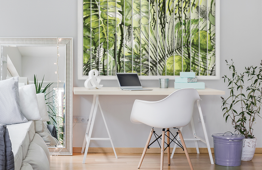 Jungle vertical blinds