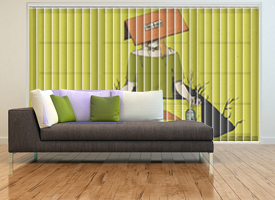 Large vertical blinds