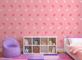 Girls wall murals