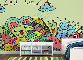 Kids wall murals