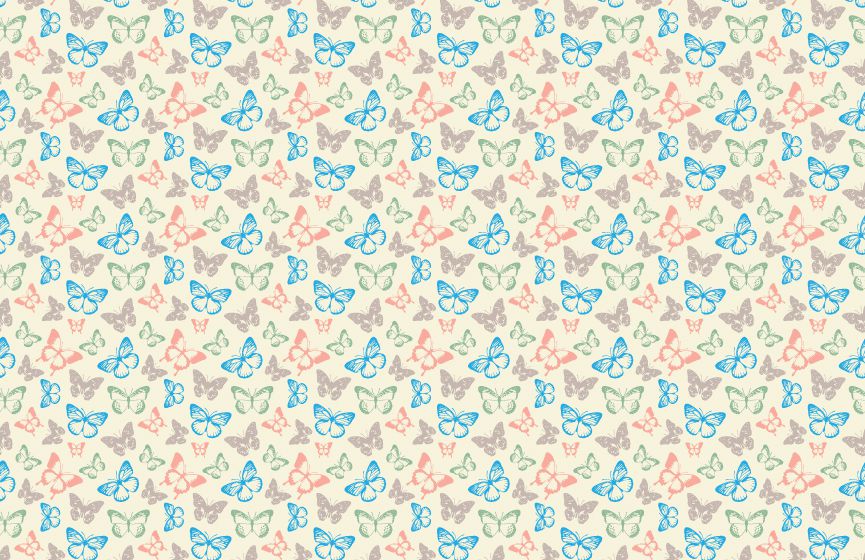 Retro butterfly