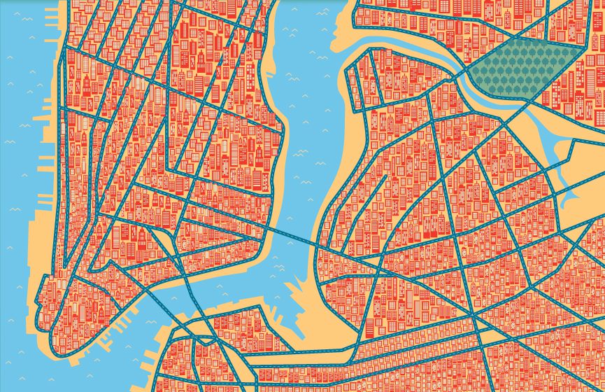 NYC map